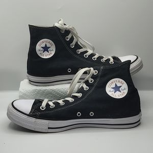 Black Converse high tops size 9.5 mens
